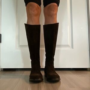 Brown Suede Italian Boots by Alberto Pascian